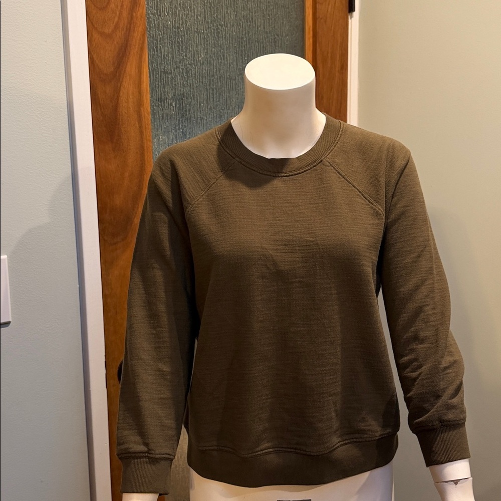 AG Adriano Goldschmied Olive Green Sweater